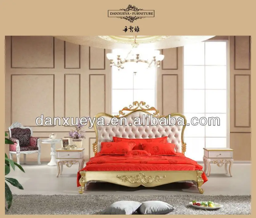 Gold White Wedding Bedroom Furniture Romatic Love Bed Xp 8010 Buy Indian Furniture Bedroom Beds French Provincial Bedroom Furniture Bed Love Sac