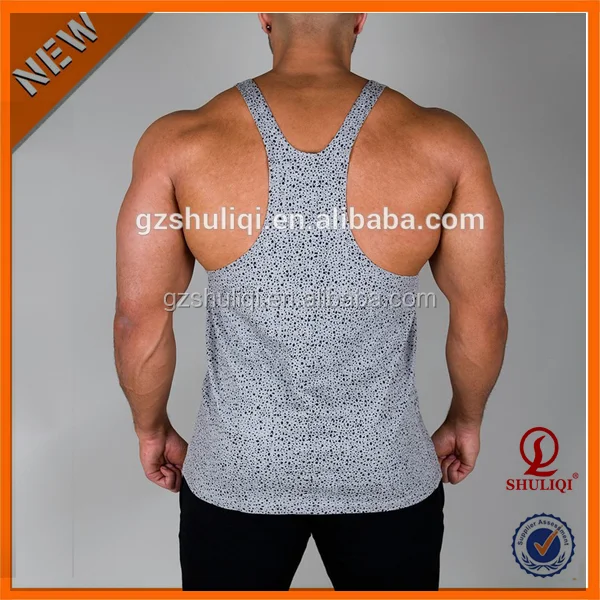 Custom Men Clothing Polyester Mens Tank Top/plain Gym Tank Tops Add Owm