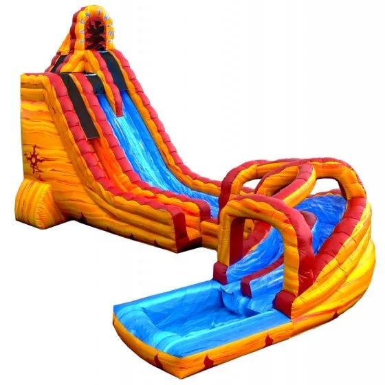 lava twister slide,inflatable twister water slide with pool commercial sale