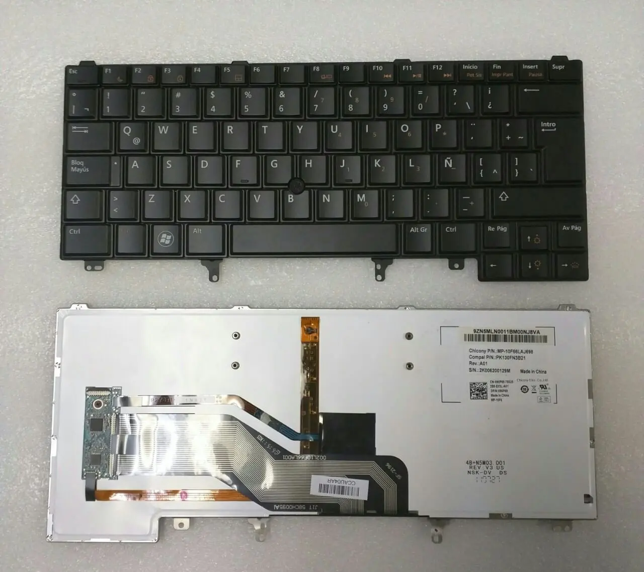 Keyboard for Dell Latitude E5420 E5430 E6220 E6230 E6320 E6330 E6420 E6430 E6440