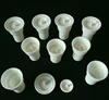 Volatile matter ceramic double porcelain crucibles with tight lid for measuring volatile component in coal