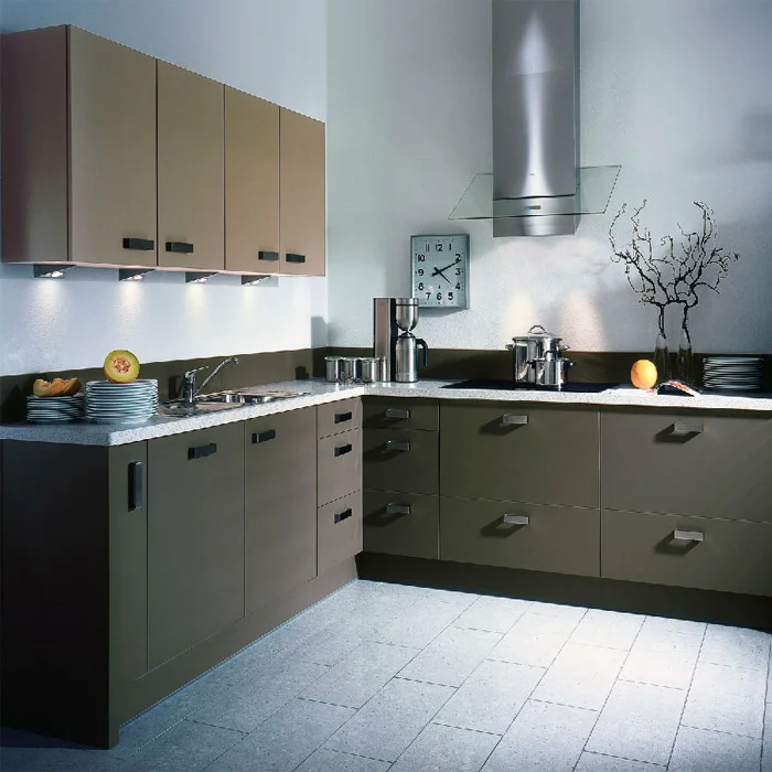 2019 House Italian Style Melamine Door panel Kitchen Cabinet