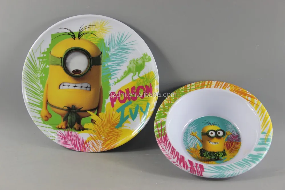 Plastic Melamine Dinner Ware For Babies And Kids