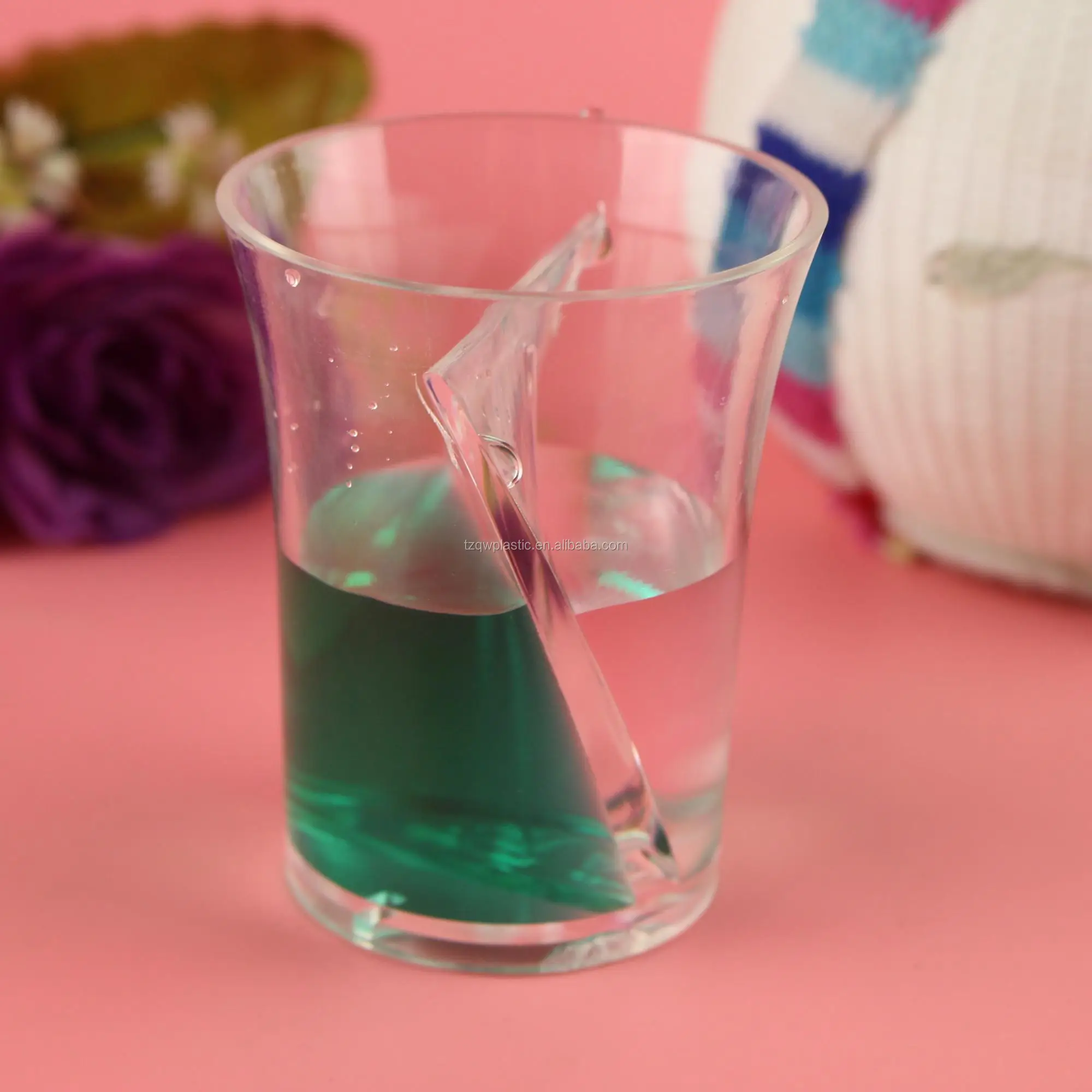 Twisted Split Shot Glasses Reusable Clear Plastic Shot Glasses Buy