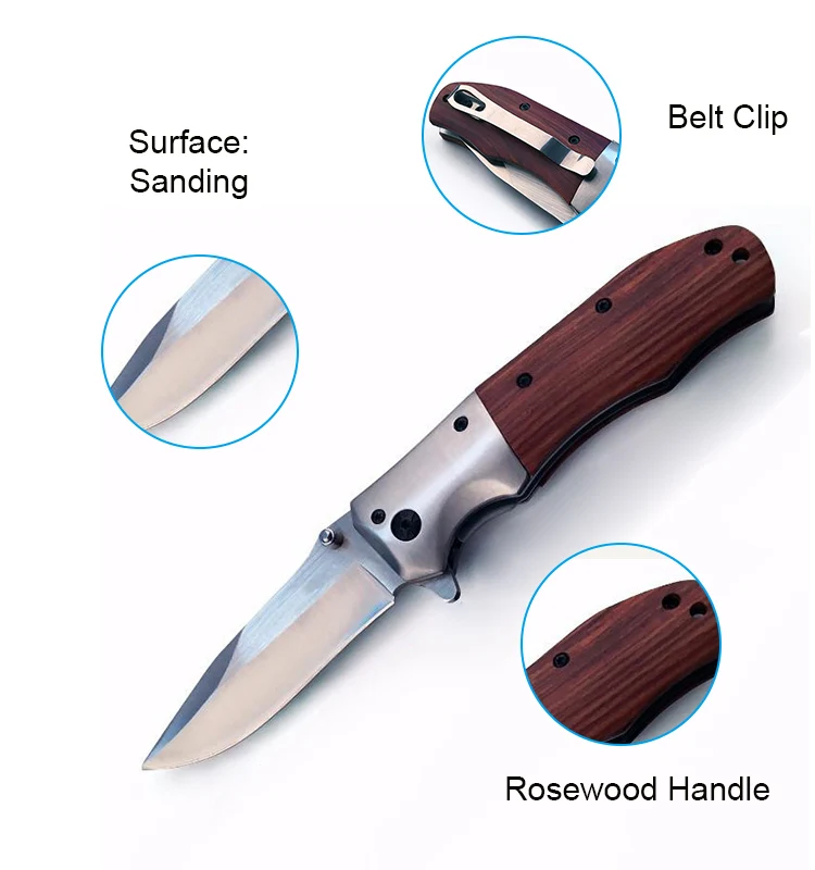 Large Pocket Knives Good Quality Hunting Knife For Sale With Sanding