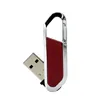 Outdoor travel gifts custom metal climbing hook carabiner usb flash drive 4GB