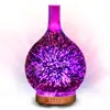 Essential Oil Diffuser Night Light 3D Effect Cool Mist Humidifier Ultrasonic Aromatherapy Diffuser with 14 Color Changing LEDs,W
