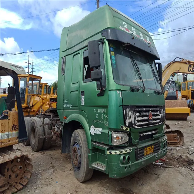 Used Trailer Truck,Dump Truck Head 375 With Diesel Engine For Sale