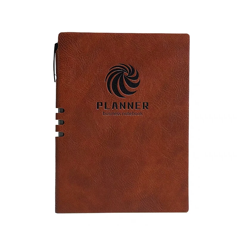 Wholesale Diary Custom Leather Agenda Soft Cover Leather Notebook With