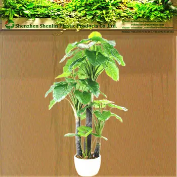 Indoor Artificial Large Foliage Green Leaf Tropical Plastic Indoor Artificial Large Foliage Green Leaf Tropical Plastic Plants