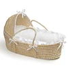 EA0002 Baby Moses Basket With Hood Bedding