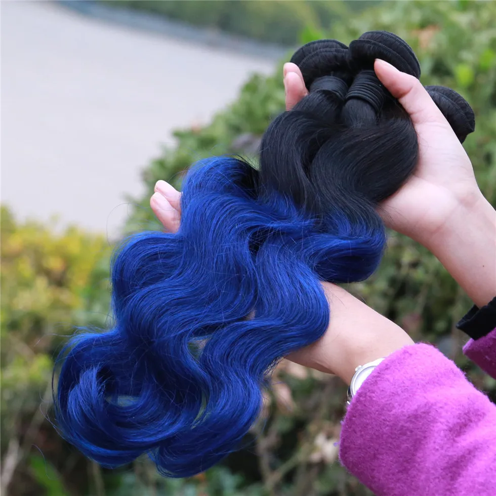 Free Sample 6a 100 Brazilian Virgin Human Hair Weave Bundle Ombre