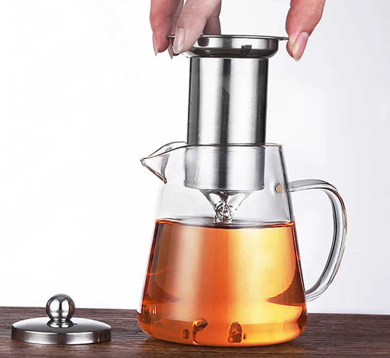 450ml Mesh Fine Filter Glass Teapot Brewing Kettle Tea Pot Buy Fine
