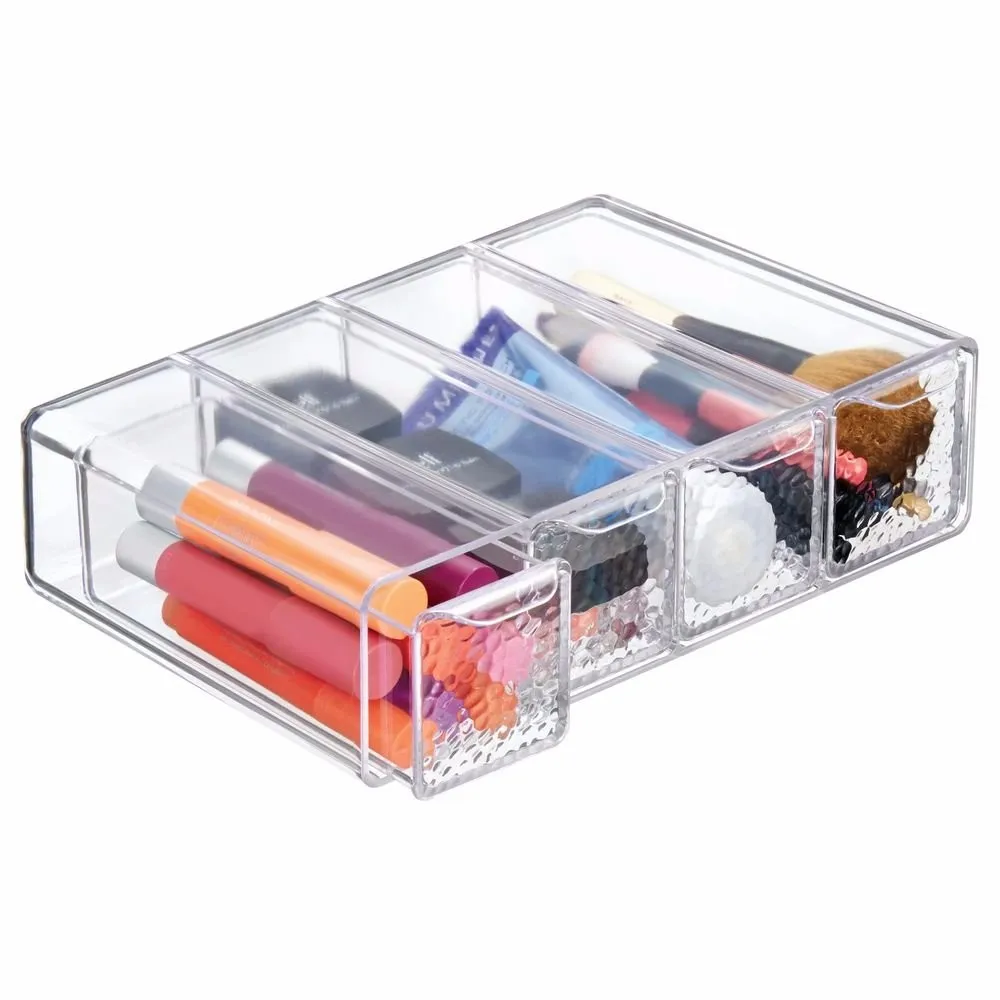 4drawer Acrylic Cosmetic Organizer For Makeup,Beauty Products Flip