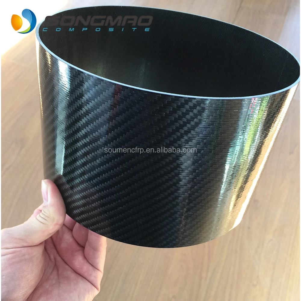 High Glossy Large Diameter 3k Carbon Fiber Tube 300mm Buy Large