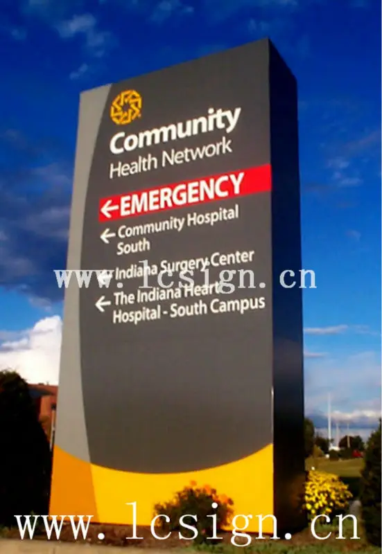 Pylon Advertisement Outdoor Advertisement Pylon Signage In Outdoor Boards - Buy Pylon ...