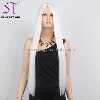 white hair wig costume