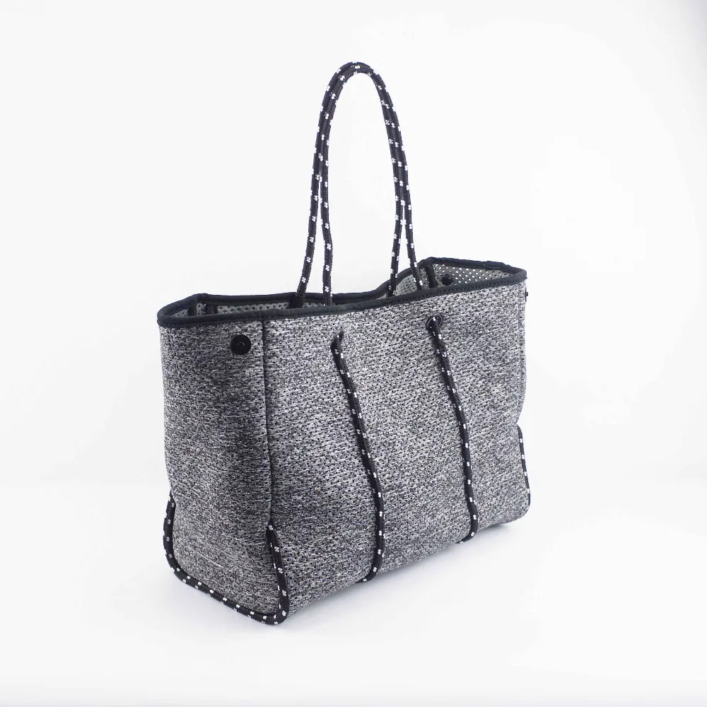 perforated neoprene tote bag