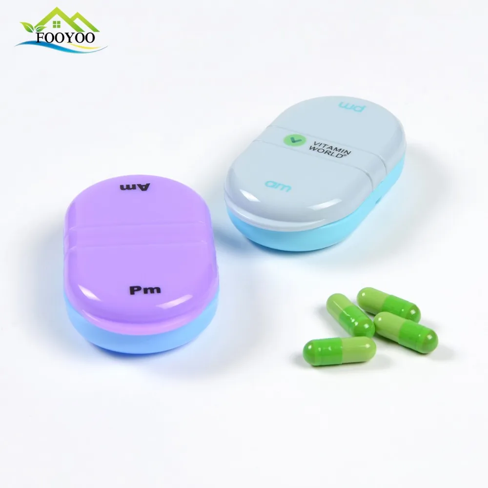 1 day am pm pill box
