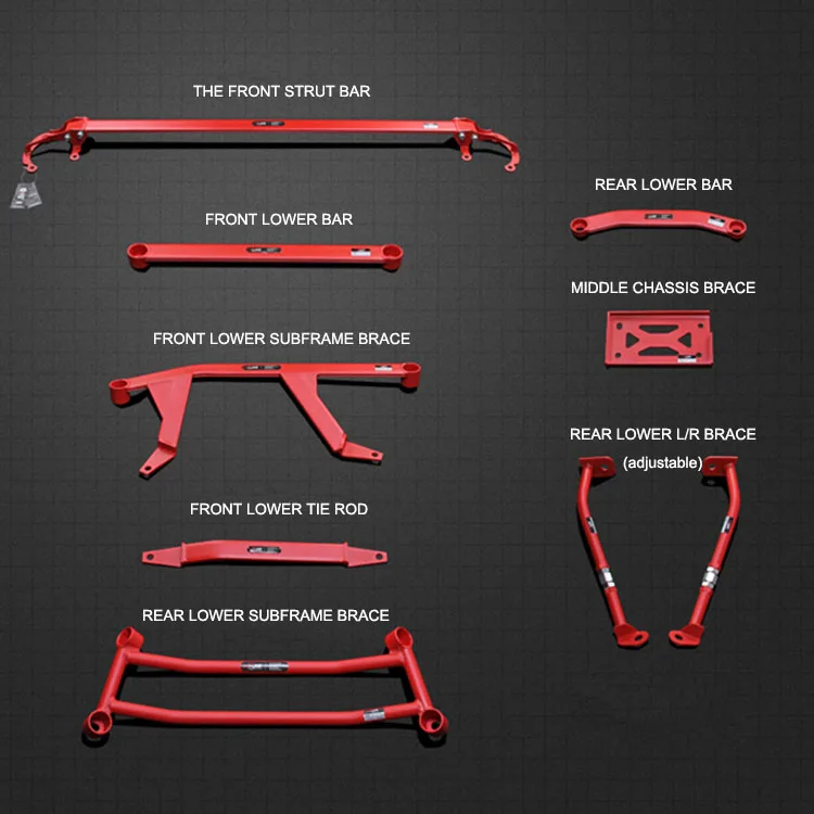 The Front Strut Tower Bar For Toyota For Rav4 20092018 Strut Subframe