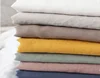 solid dyed 100% pure linen natural stone washed linen fabric