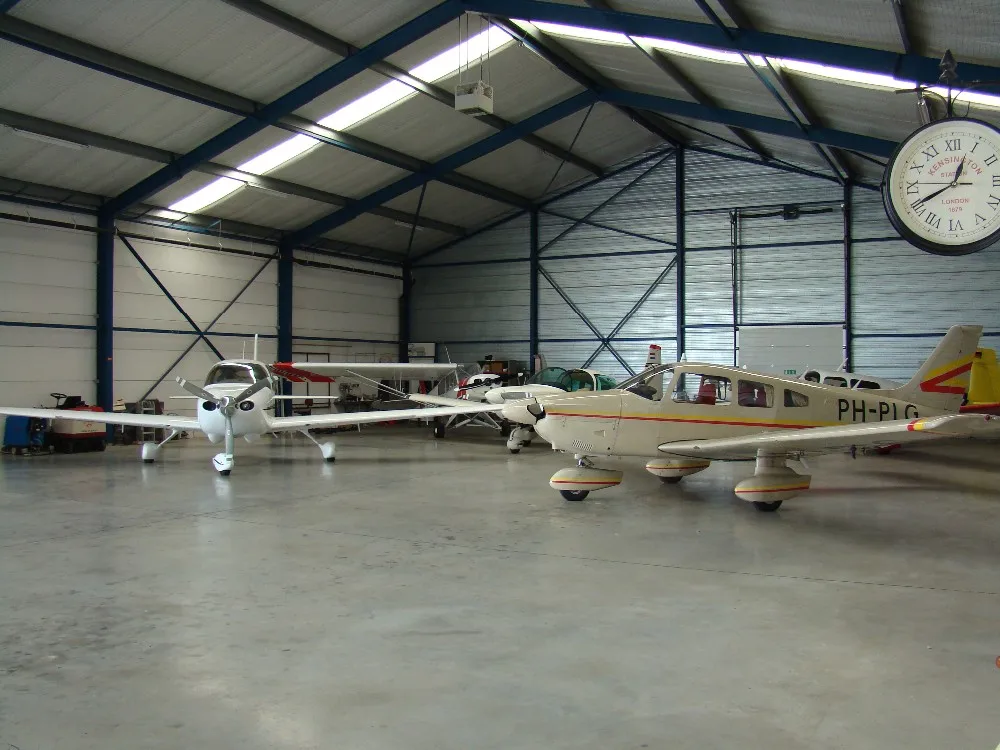 轻型钢结构预制便携式飞机机库 - buy 机库,预制机