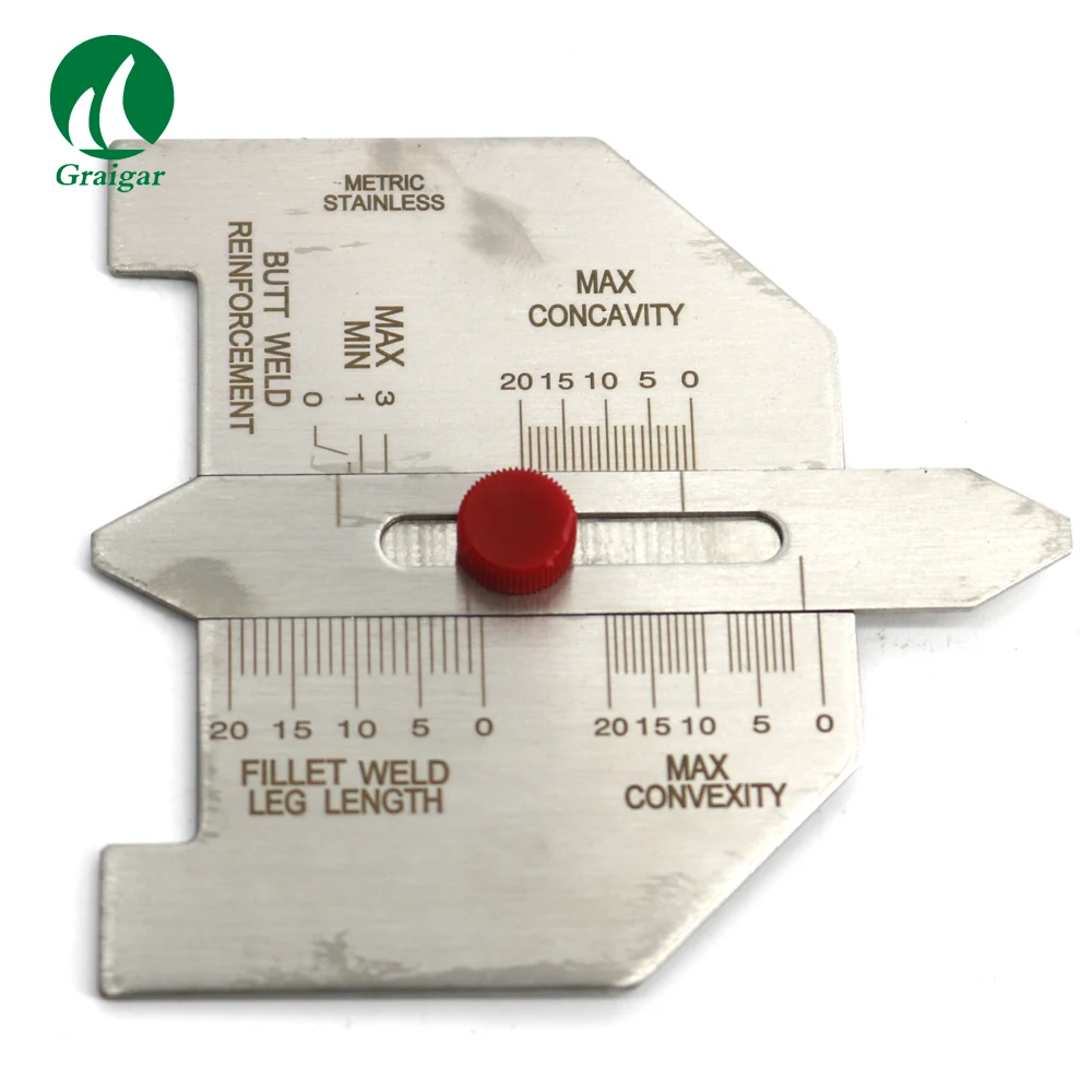 Stainless Steel Welding Measure Gauge Kits Combine Suit 13 Pieces Weld