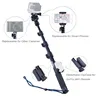Telescoping Pole with Tripod Stand Compatible for Go Pro Heros(2018) Fusion7/6/5/4/3/Session/DJI OSMO Action