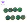 Double flat round shape no resin opal gems for earrings