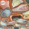 Factory Directly Sell customized agate countertop custom polished slab crystal purple