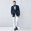 Wholesale jackets men casual blazer stylish TR fabric new design pant coat