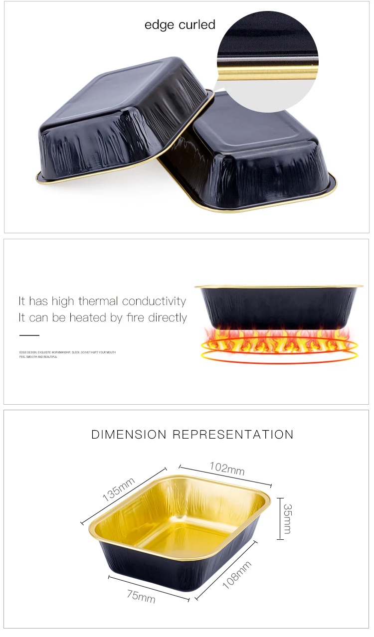 280ml/9oz Abl Pack Oven And Microwave Safe Food Disposable Containers