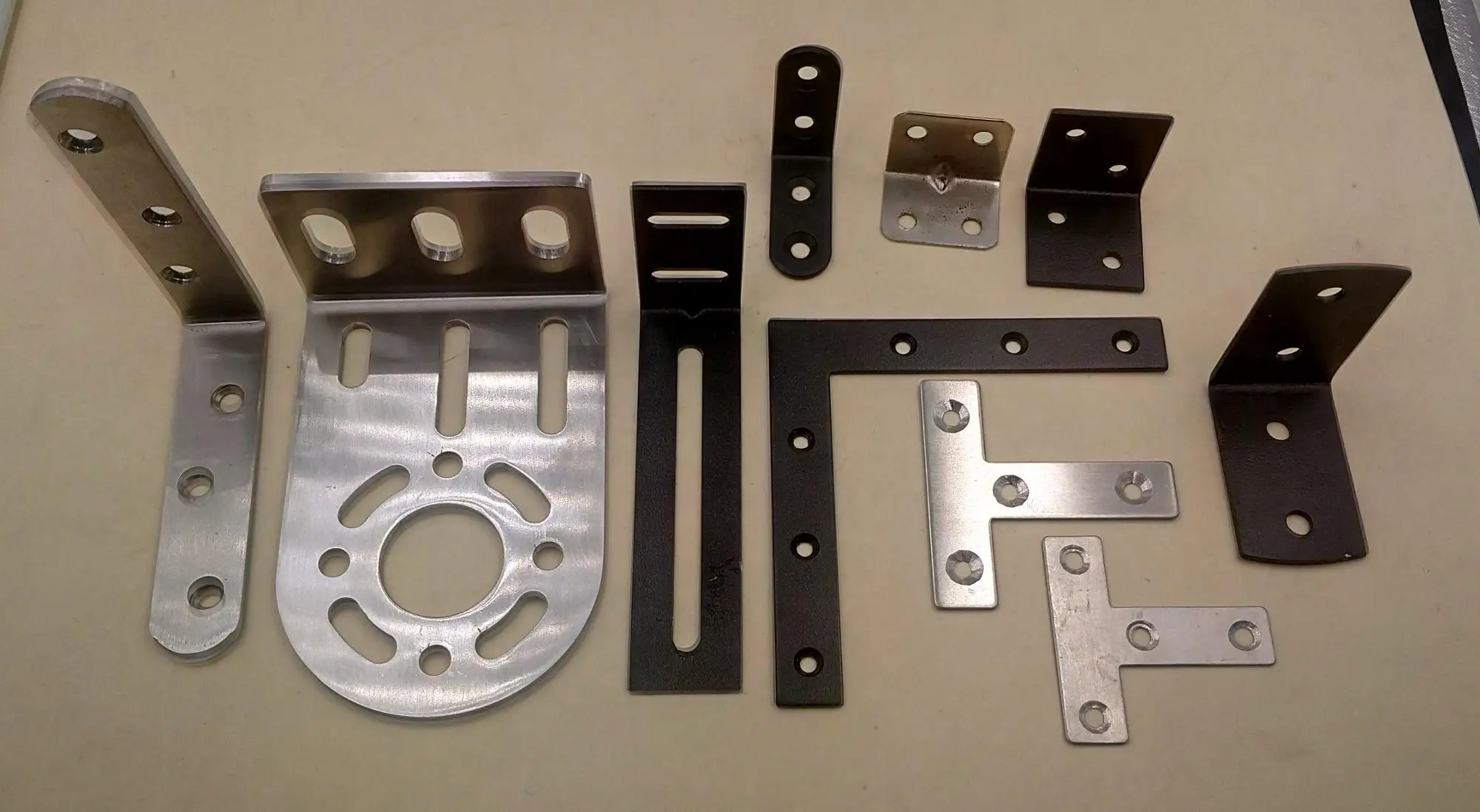 Hardware Metal Cast Iron Heavy Duty L T Tie Bracket Decorative