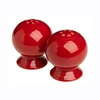 Door knob shape funny red Salt & Pepper Shaker