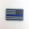 Blue Lives Matter American Flag PVC Morale Patch