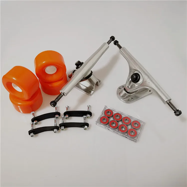 Wholesale Blank Skateboard Longboard Trucks And Wheels Set With 70mm