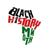 Black history month design of shirt iron on letter heat transfer vinyl