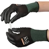 China manufacturing wholesale cheap top quality PPE industrial durable work gloves black PU coating for precision work