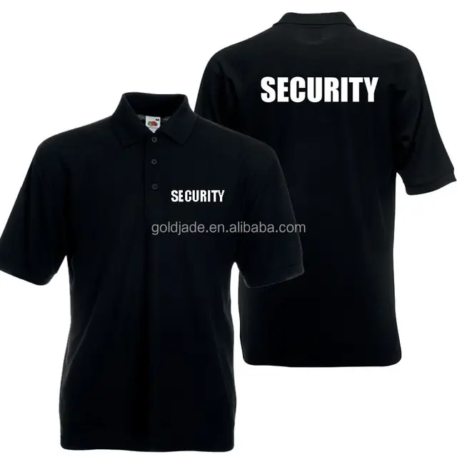 Printed SECURITY DOORMAN Guard Work WorkWear BodyGuard Job T Shirt Top Tee Polo