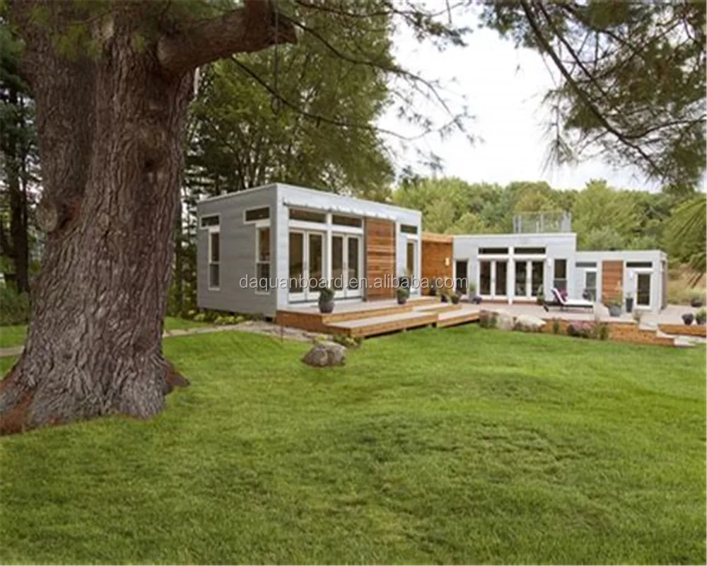 Eps Foam Cement Prefabricated Houses Concrete Modular Homes No Asbestos