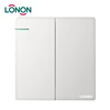 10 years warranty electrical 2 gang 1way wall switch