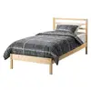 Modern new design high quality wooden furniture hotel bedroom furniture hotel wooden bed single bed