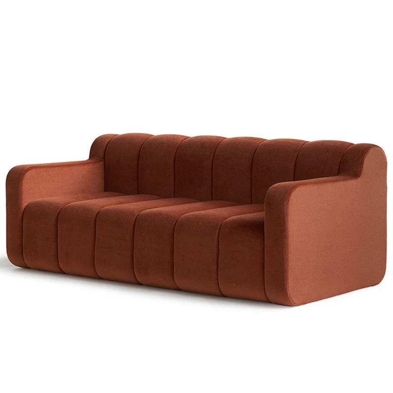 Natuzzi Leather Sofa Outlet With Wooden Frame For Living Room