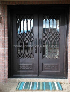 2016 Main Entry Entrance Iron Door Square Top Lowes Wrought Iron Security Doors Sliding Window Locks Buy Wrought Iron Security Screen Doors Office