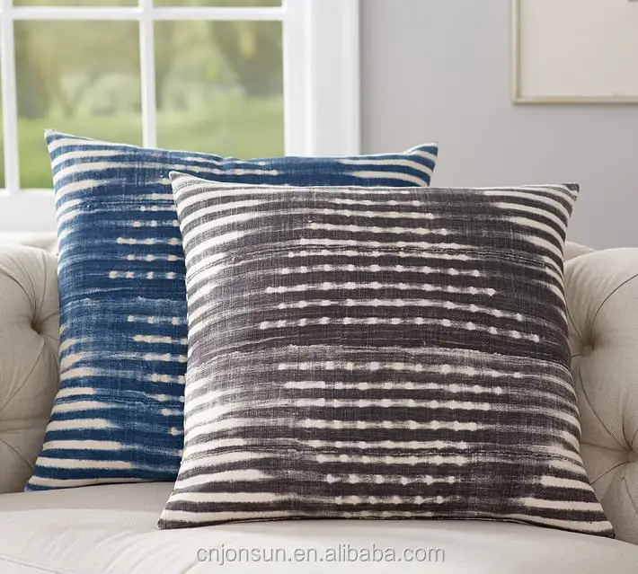 Jonsun Pure Cotton Shibori Print Pillow Cover Euro Pillow Shams