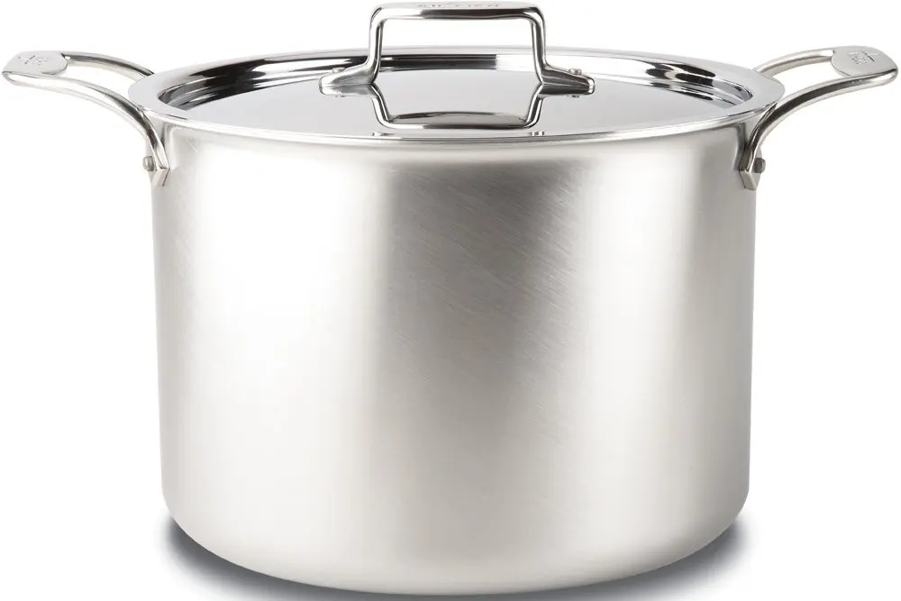 5 clad. High Stockpot d 360 mm, 36,6 l, with Lid.