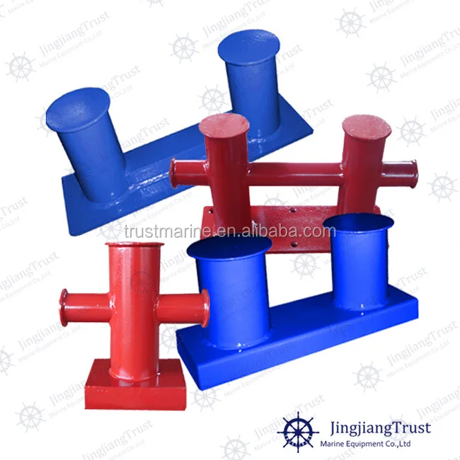 Marine Ship Type A Double Bollard: Cast Iron/Steel Mooring Bitt