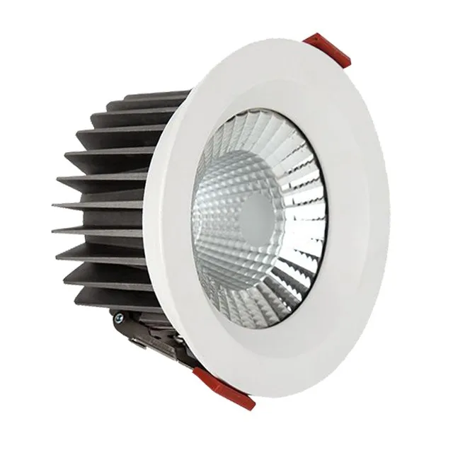 Down Lamp Lighting Dimmable Round Cob 12w 20w 30w Recessed ...