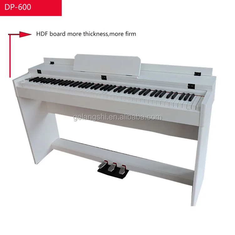 white digital piano