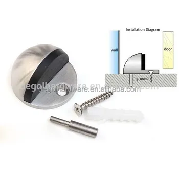 Hotel Door Stop Type Sliding Rubber Stopper For Glass Shower Door